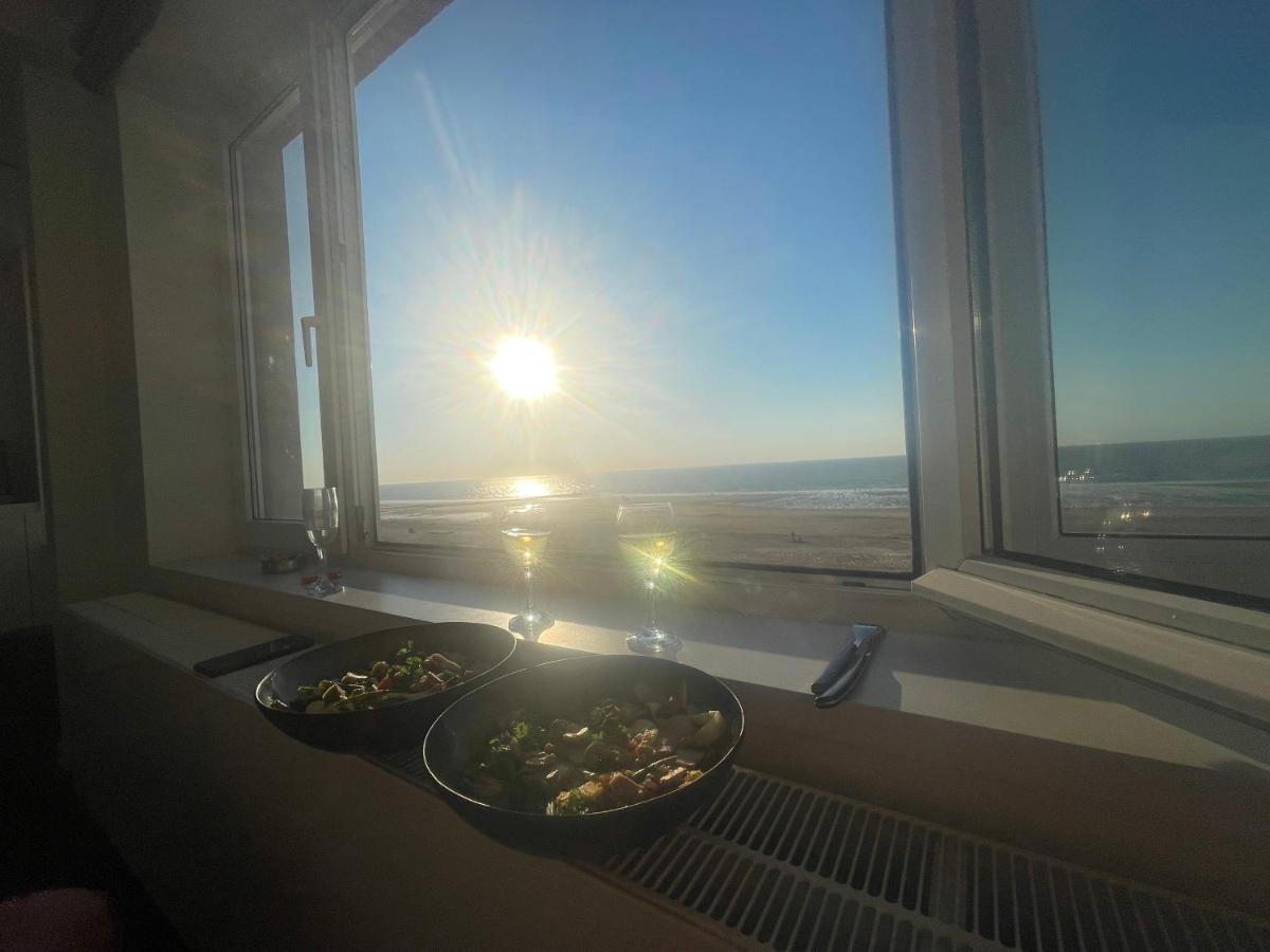 Luxe App - Zeedijk Mariakerke - Prachtig Zeezicht Apartment Oostende Bagian luar foto
