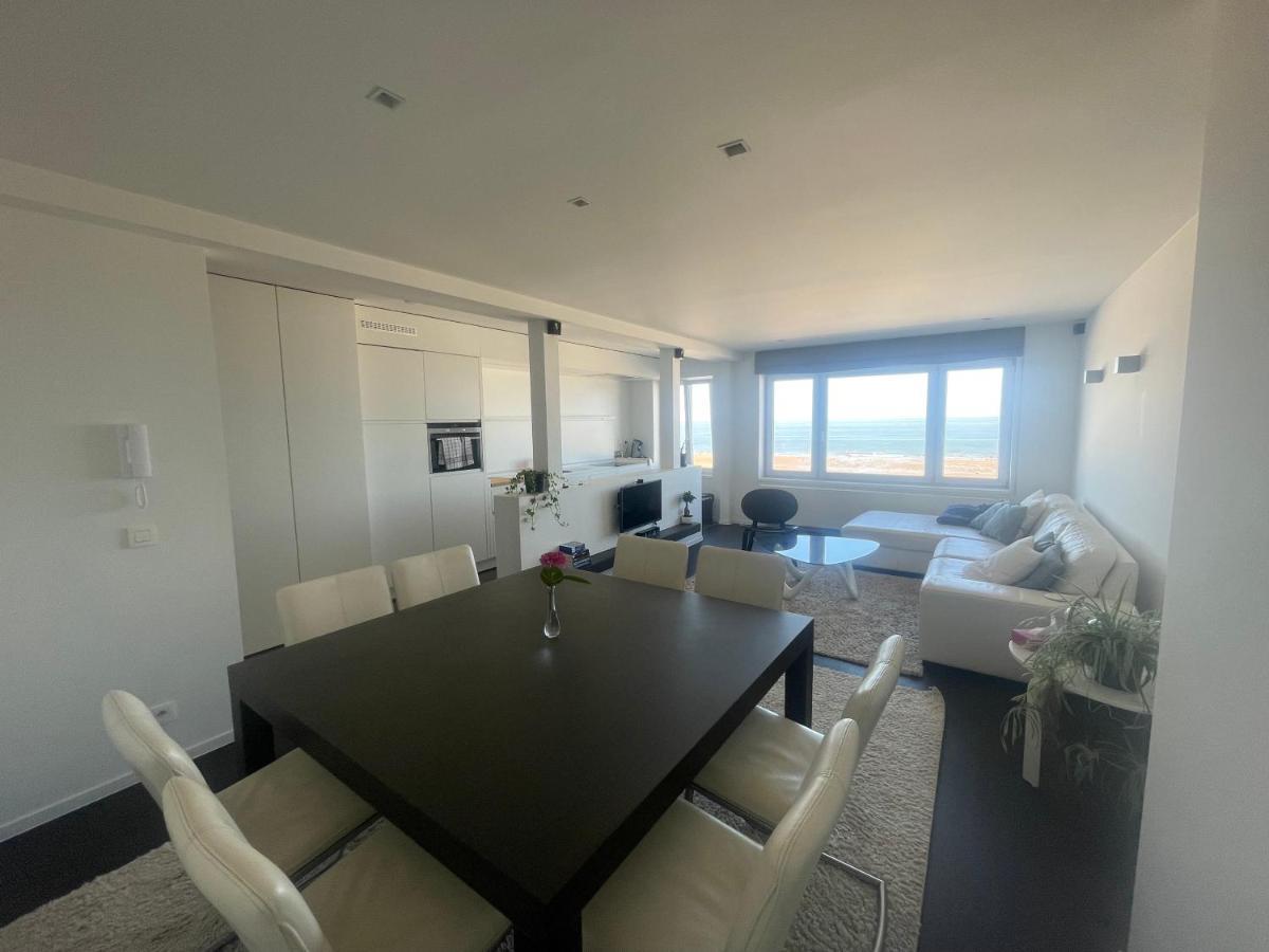 Luxe App - Zeedijk Mariakerke - Prachtig Zeezicht Apartment Oostende Bagian luar foto