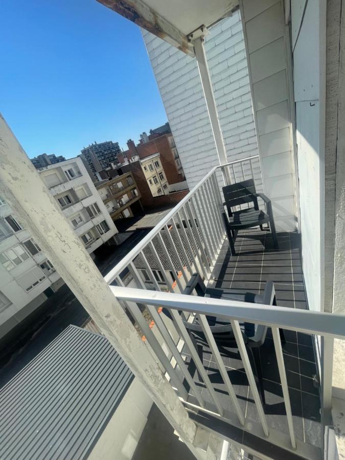 Luxe App - Zeedijk Mariakerke - Prachtig Zeezicht Apartment Oostende Bagian luar foto
